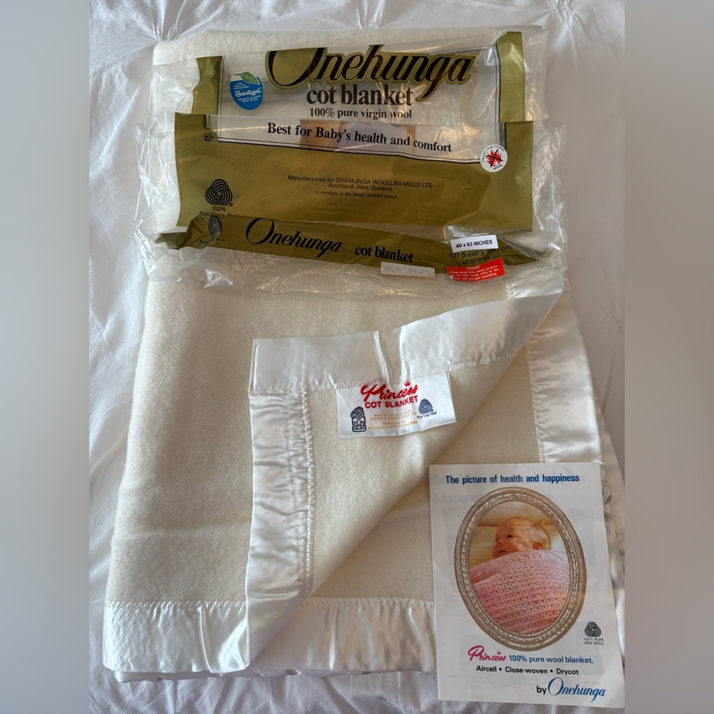 Wool White Blanket